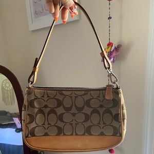 Mini Vintage Coach Monochrome Purse